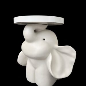 Elephant-White-55x60cm