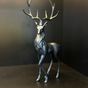 Deer-Black-S:35x15cm