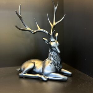 Deer-Black-L:26x38cm